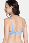 Zivame Shimmering Secrets Padded Non Wired 3/4Th Coverage T-Shirt Bra - Endless Sky — thumbnail 3